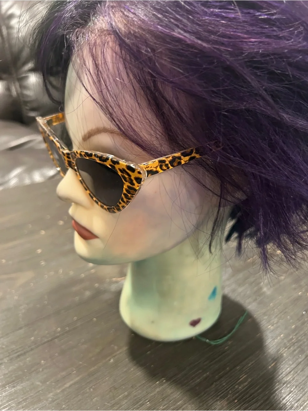 Leopard Print Cat Eye Sunglasses - Women Accessories